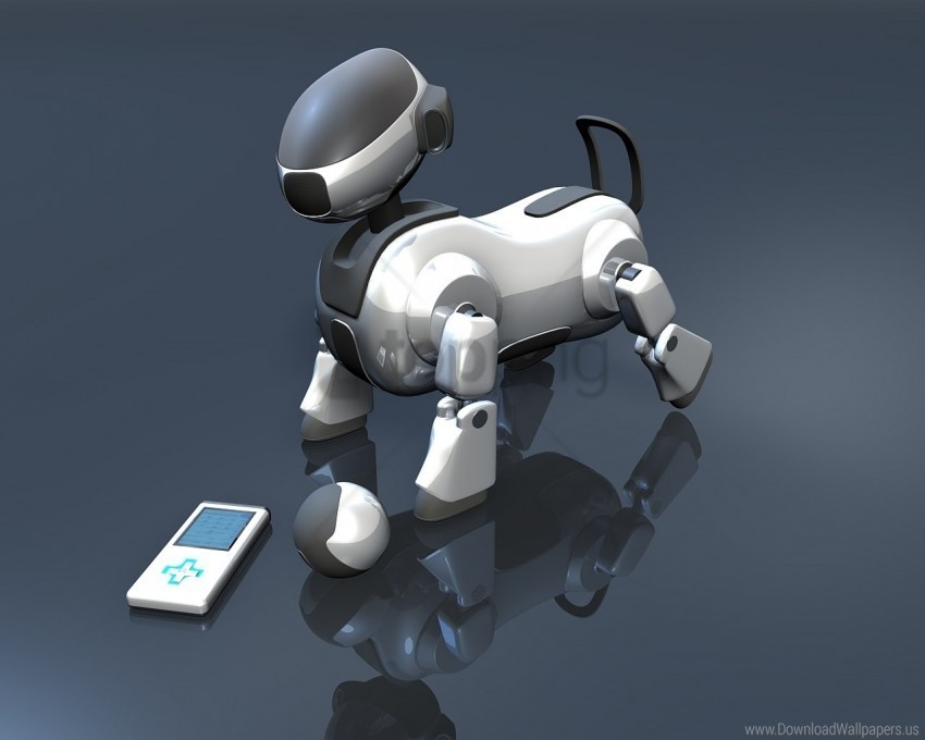 dog metal mp3 player robot wallpaper Isolated Icon on Transparent PNG