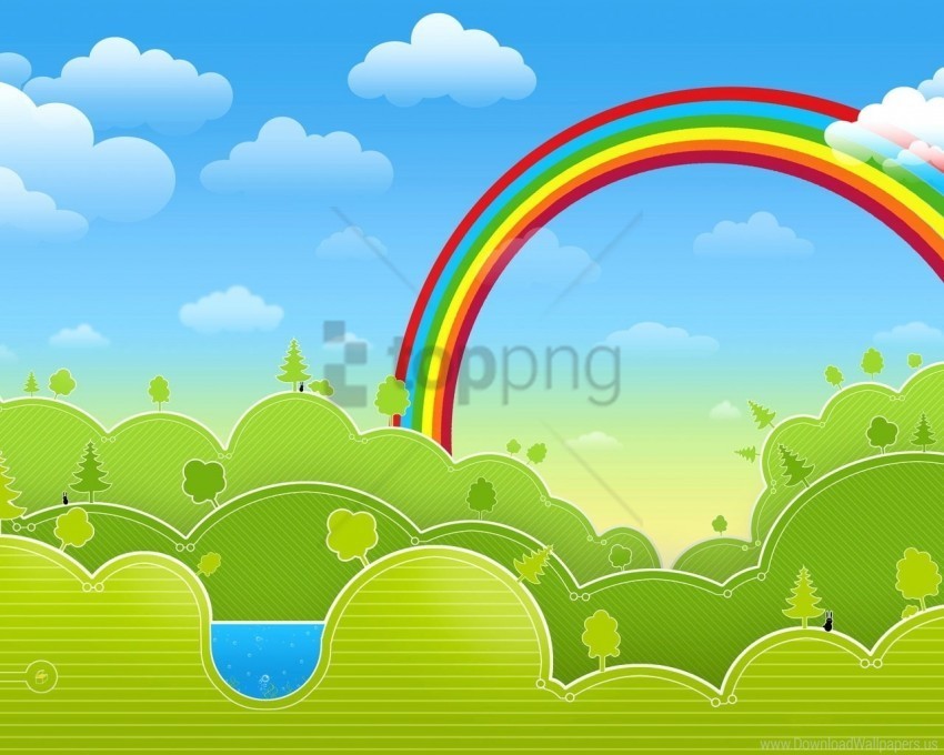 drawing multlored rainbow wallpaper PNG images with alpha transparency free