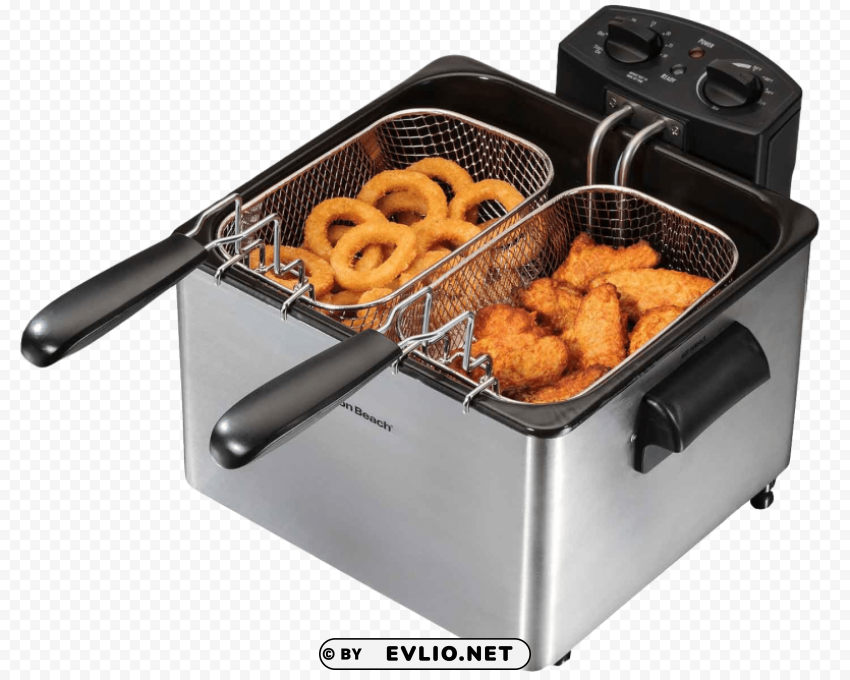 Clear Electric Deep Fryer Transparent Background Isolated PNG Figure PNG Image Background ID 217d4d97