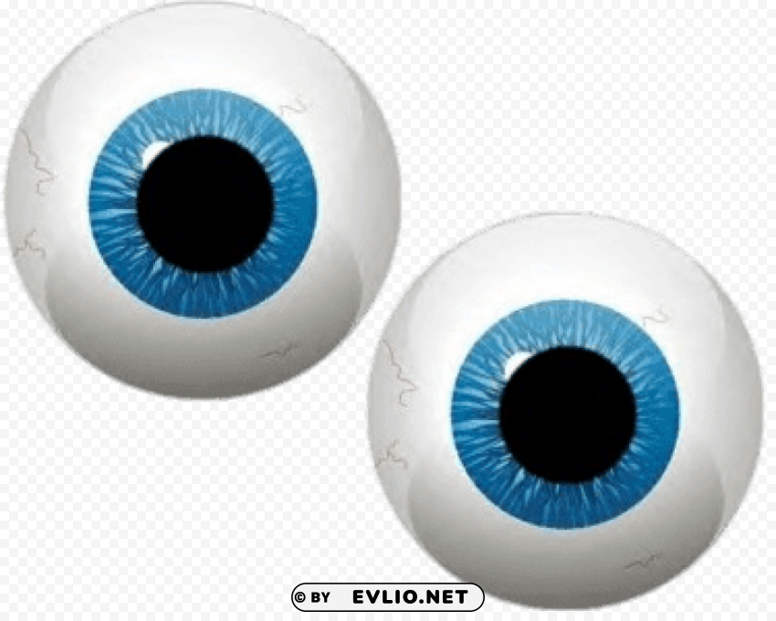 eyeballs blue eyes Transparent background PNG stockpile assortment