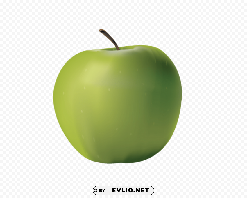 green apple Isolated Graphic on Clear Background PNG