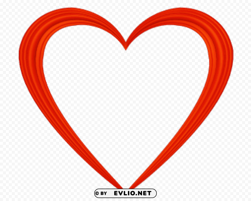 Transparent background PNG image of heart outline love symbol Clear PNG images free download - Image ID 4557a2d6