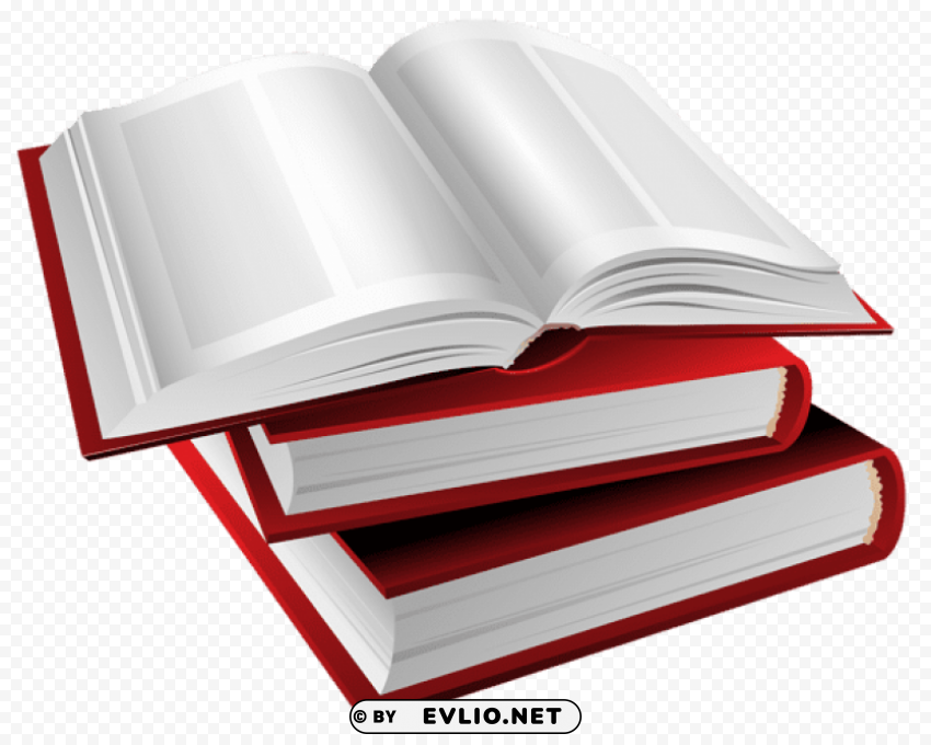 red books Clear background PNG elements clipart png photo - 817f04e3