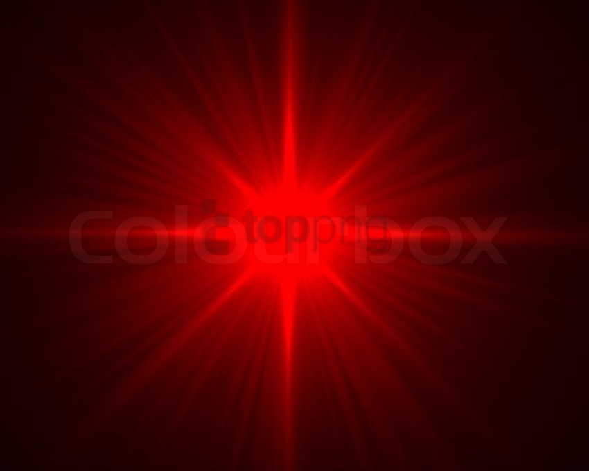 red lens flare PNG image with no background