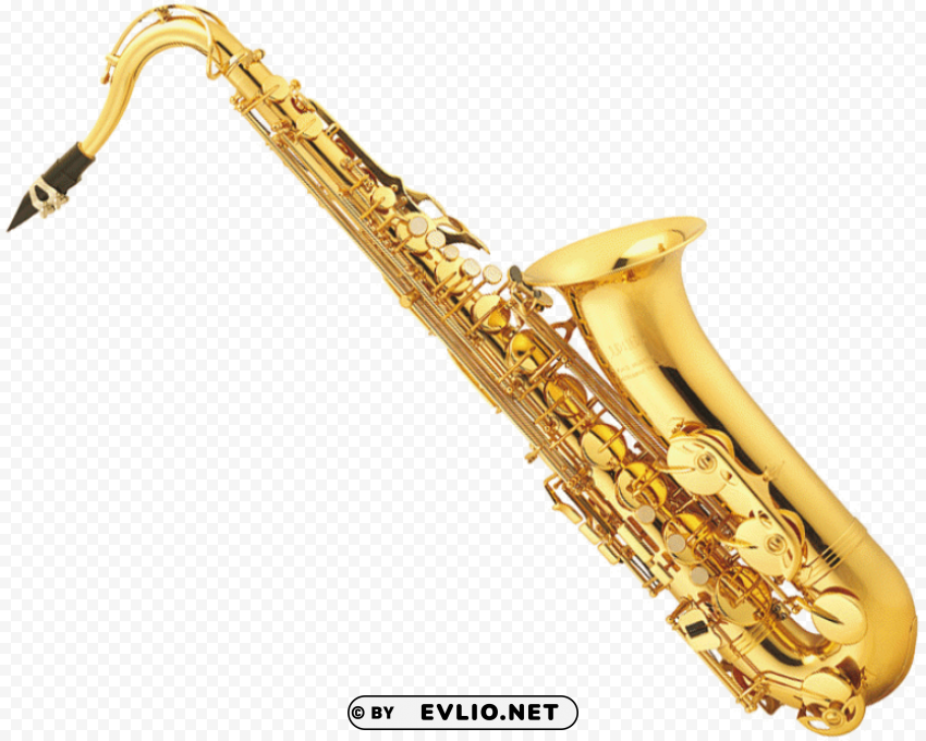 saxophone Isolated Design on Clear Transparent PNG