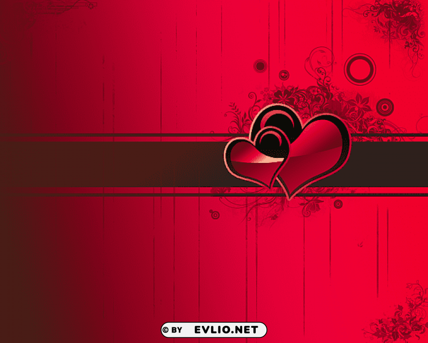 valentine wallpaper pink Isolated Design on Clear Transparent PNG