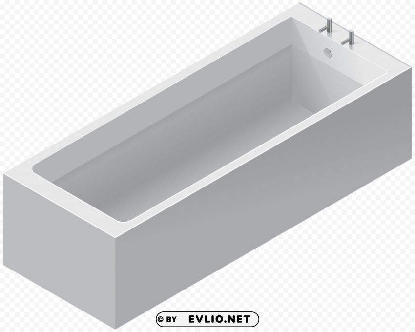 white bathtub PNG images with high-quality resolution
