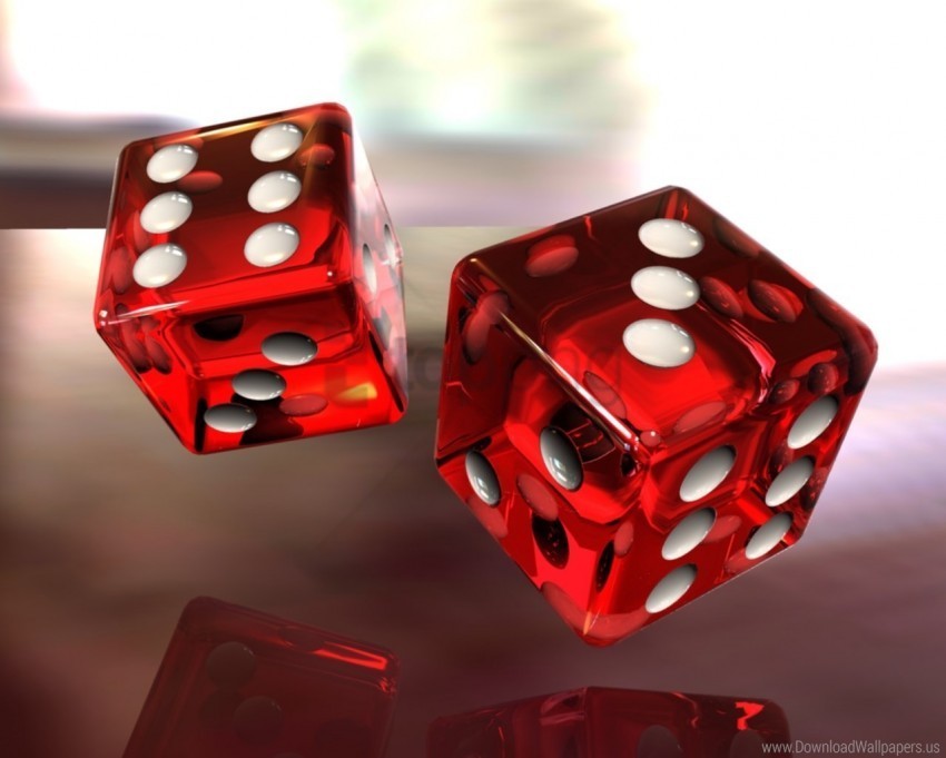 dice game glass red white wallpaper PNG Isolated Illustration with Clear Background