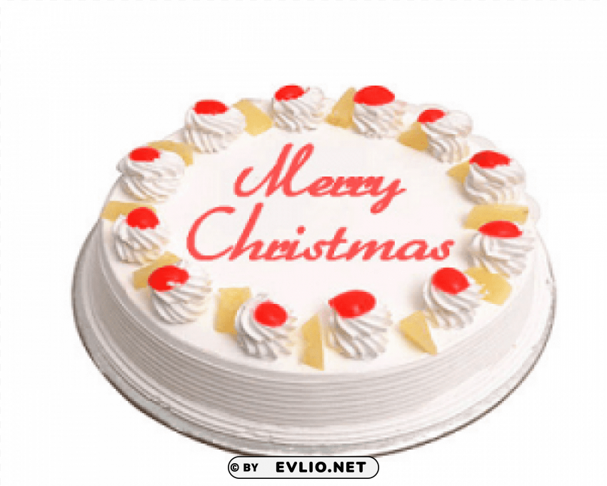 merry christmas cake - pineapple cake 1kg price PNG Graphic Isolated on Transparent Background