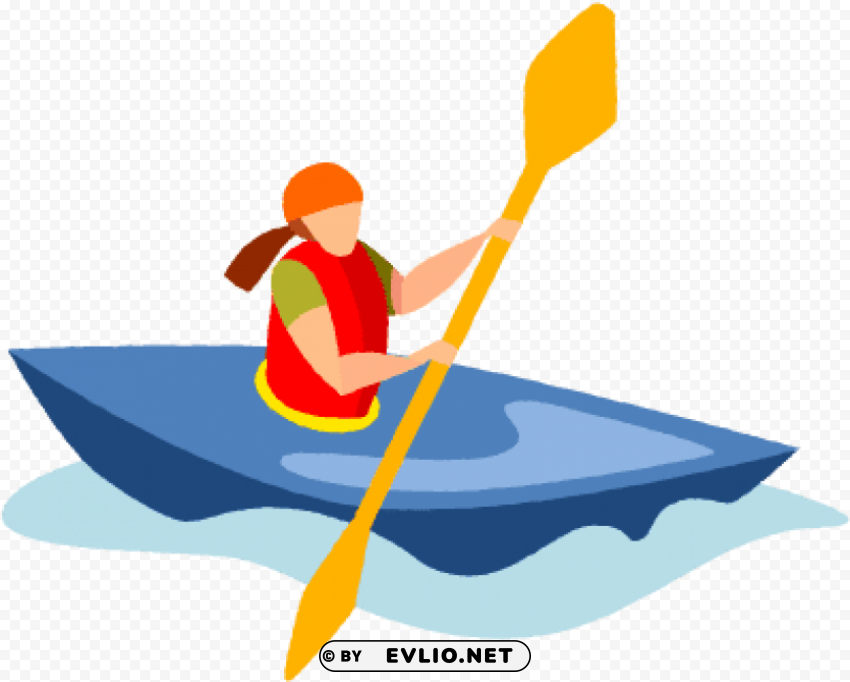 kayak on water PNG files with no background bundle