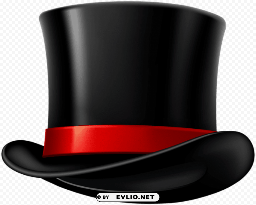 top hat transparent PNG Graphic with Isolated Design