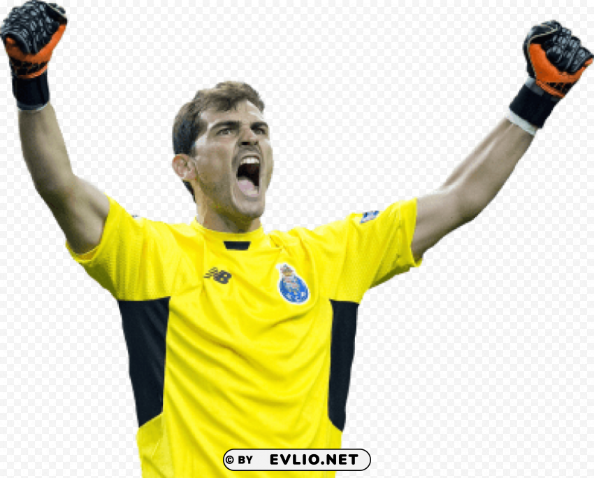 iker casillas ClearCut Background PNG Isolated Subject