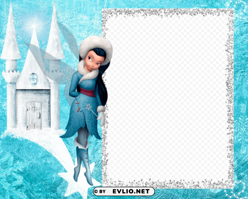 silvermist fairy kidsframe Isolated Element with Clear PNG Background