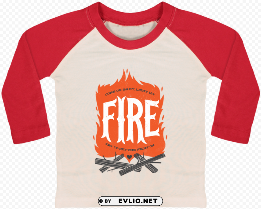 t-shirt bébé baseball manches longues fire par chriswharto Free PNG images with transparent layers compilation