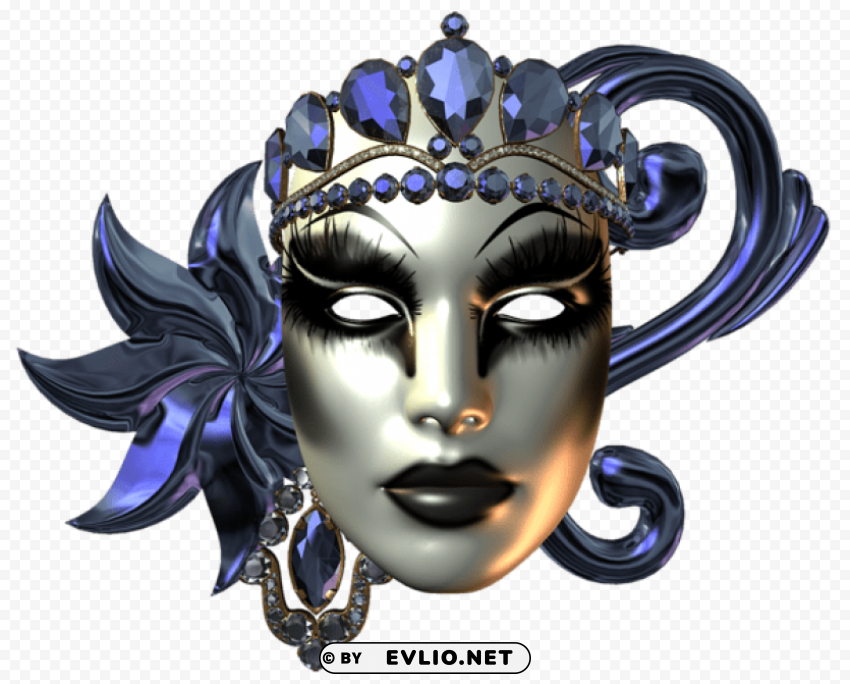 beautiful carnival mask Transparent PNG images bulk package