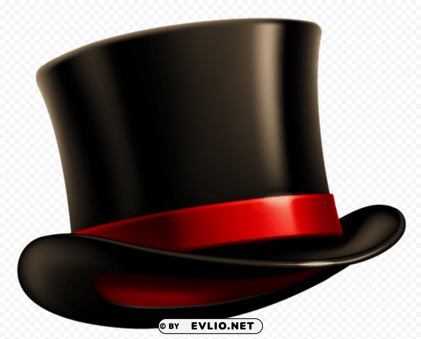 brown top hat PNG Graphic Isolated on Clear Background clipart png photo - 55cebd67