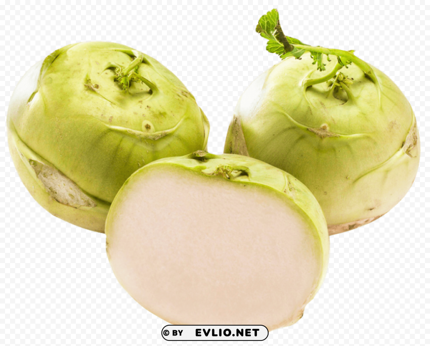 fresh kohlrabi PNG Image with Isolated Subject PNG images with transparent backgrounds - Image ID 714d763c