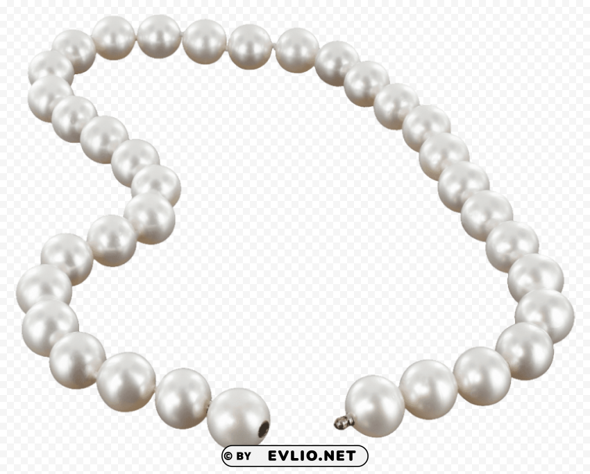 pearl string Isolated Design Element in PNG Format