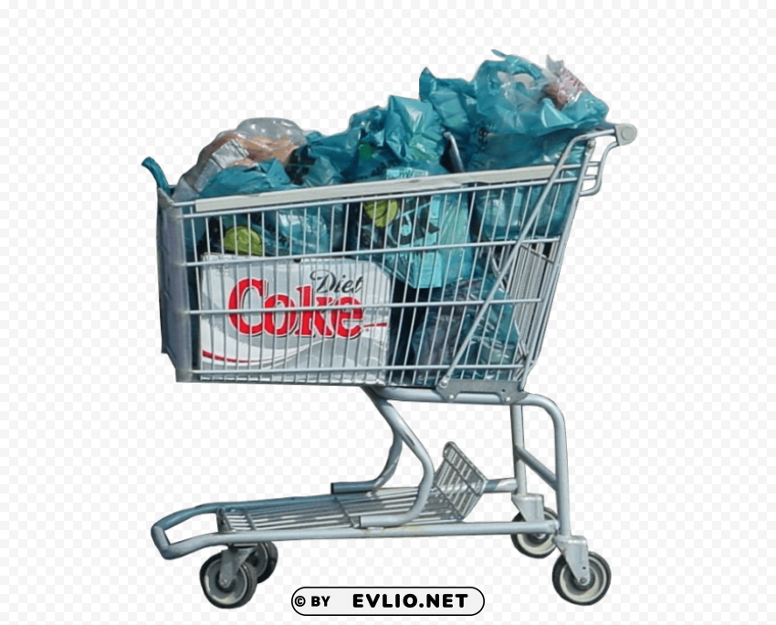shopping cart Clean Background Isolated PNG Art