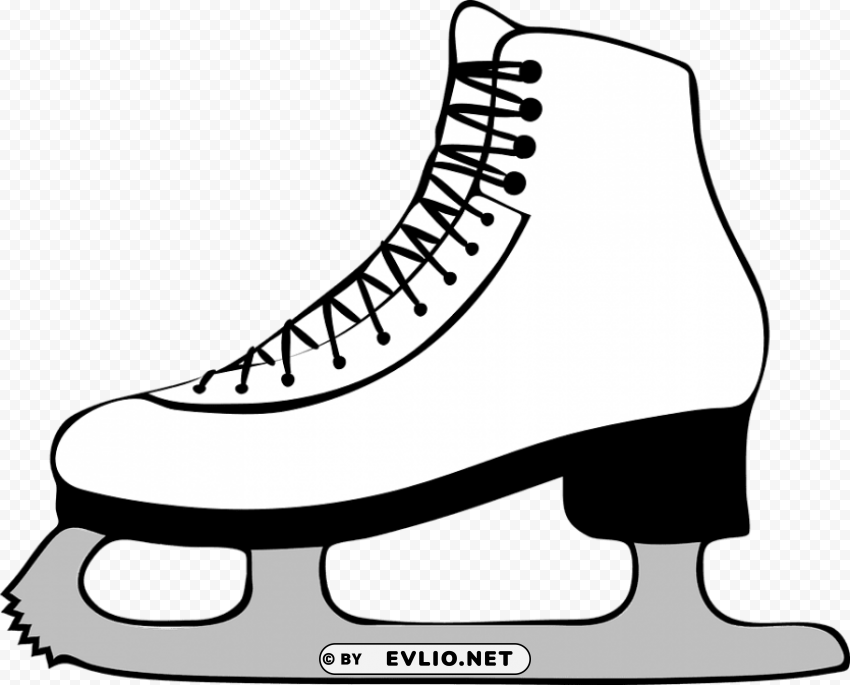 ice skates Transparent Background PNG Isolated Design