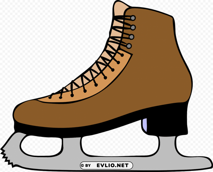 ice skates Transparent Background PNG Isolated Graphic