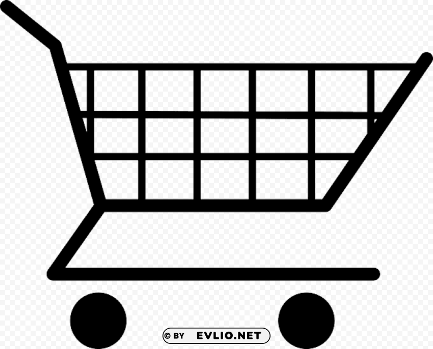 shopping cart ClearCut Background Isolated PNG Graphic Element