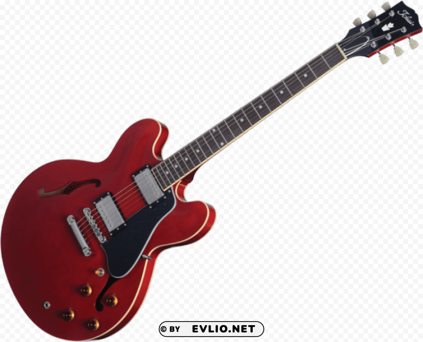 electric guitar Isolated Element with Clear Background PNG