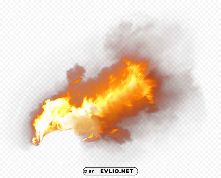 Fire Flame with Smoke PNG graphics with clear alpha channel