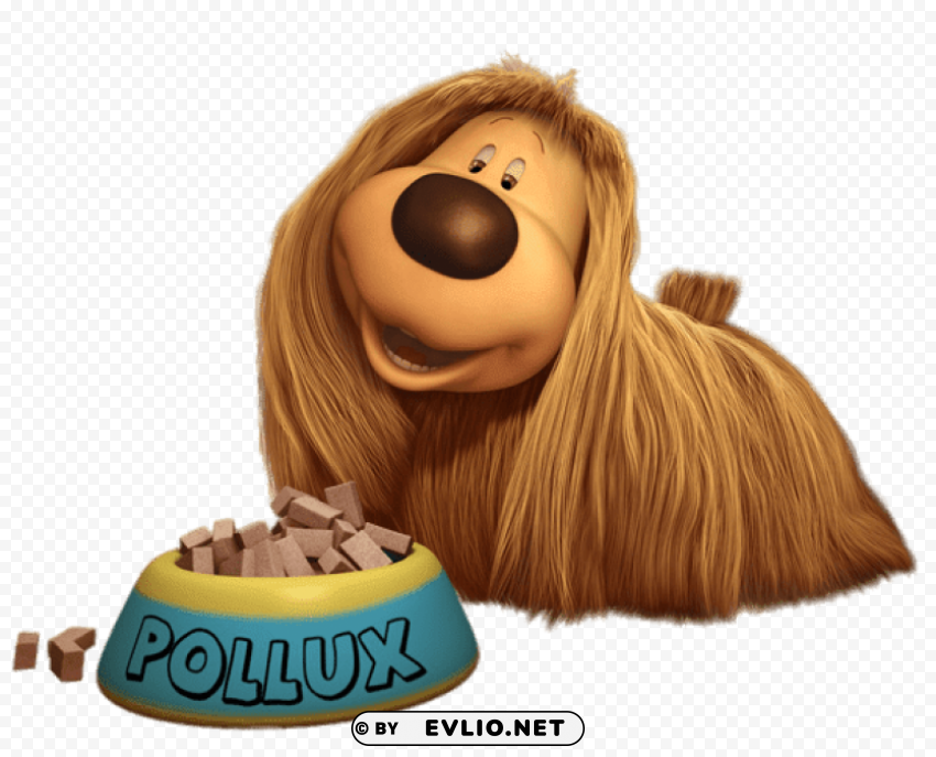 pollux dougal with bowl of dog food PNG Image with Clear Background Isolated clipart png photo - 4dec0fd5