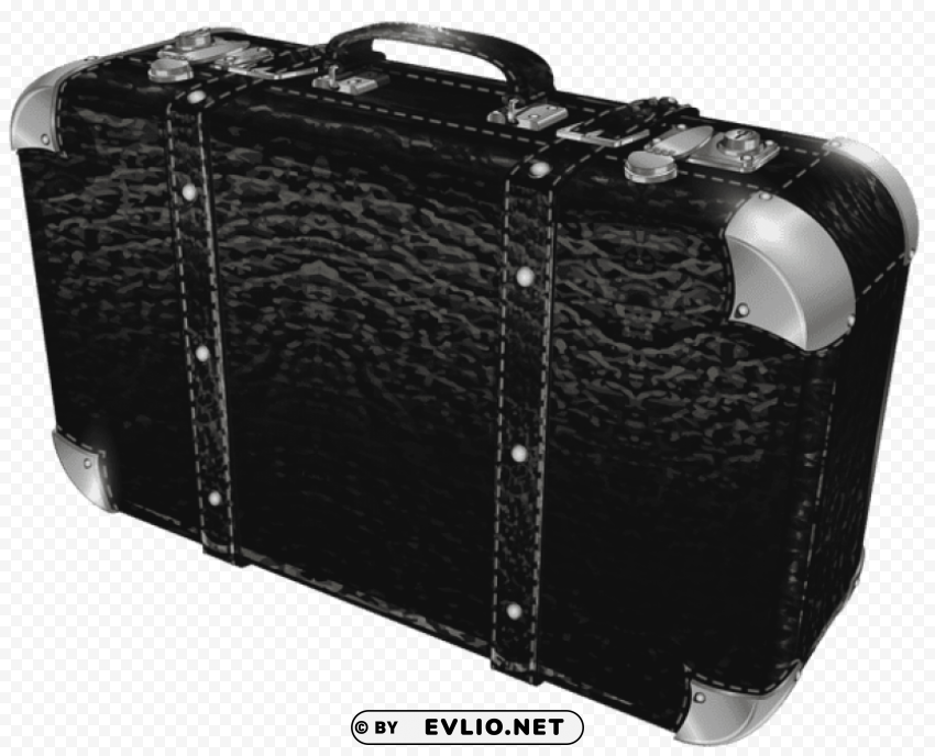 black suitcasepicture PNG images with alpha mask