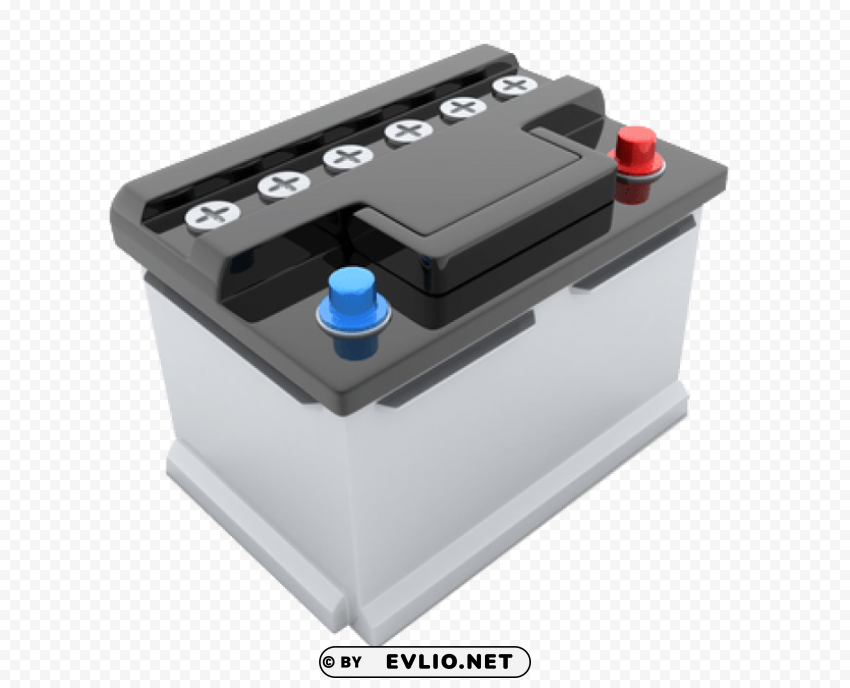 car battery Clear Background PNG Isolation