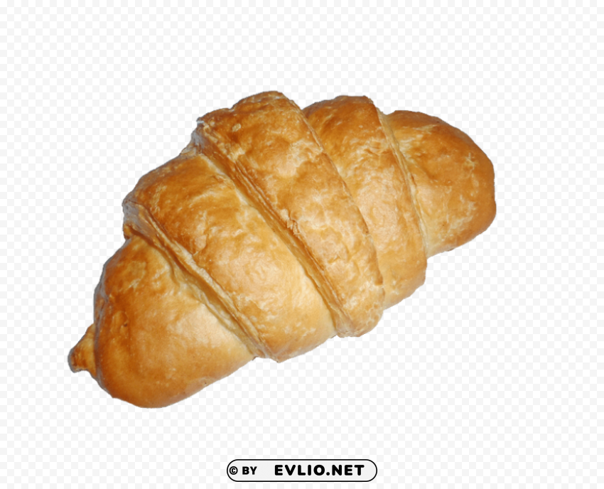 croissant PNG Image with Transparent Isolated Design
