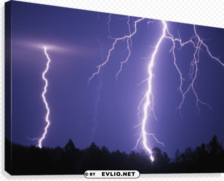 Lightning Sky Art Isolated Subject With Transparent PNG