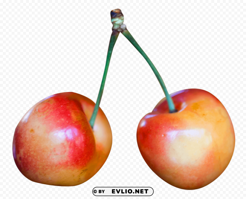 Rainier Cherry Isolated Object With Transparent Background PNG