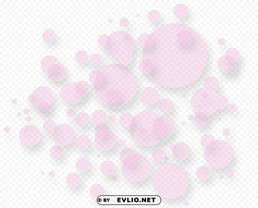 transparent pink dots decoration PNG images without subscription