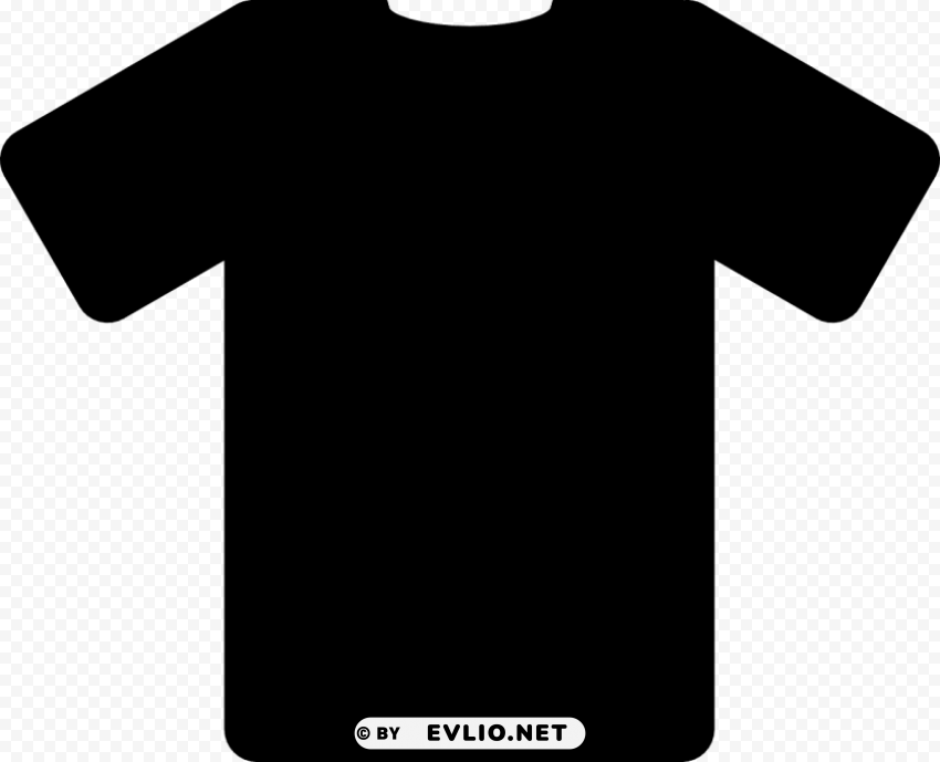 Black T-shirt PNG Transparent Designs For Projects