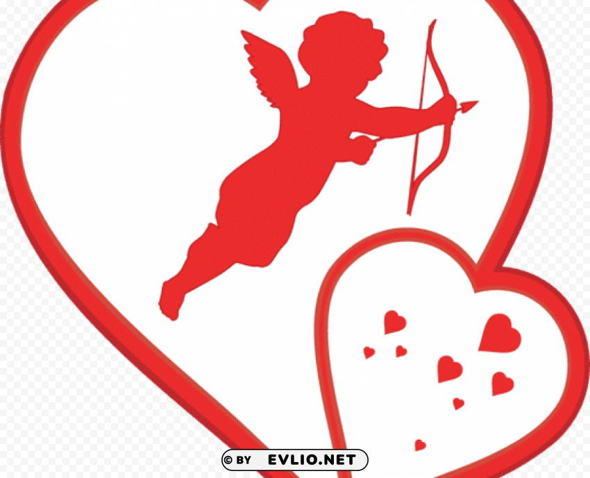 cupid s with hearts HighQuality Transparent PNG Object Isolation PNG transparent with Clear Background ID de7f522d