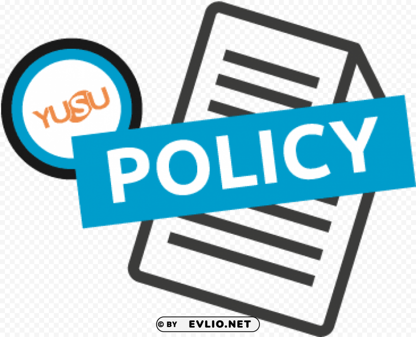 Policy CleanCut Background Isolated PNG Graphic