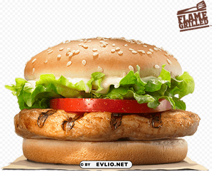 Tendergrill Chicken Sandwich PNG Transparent Graphics For Download