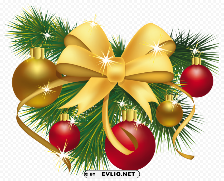 christmas decoration p Isolated Subject with Clear PNG Background