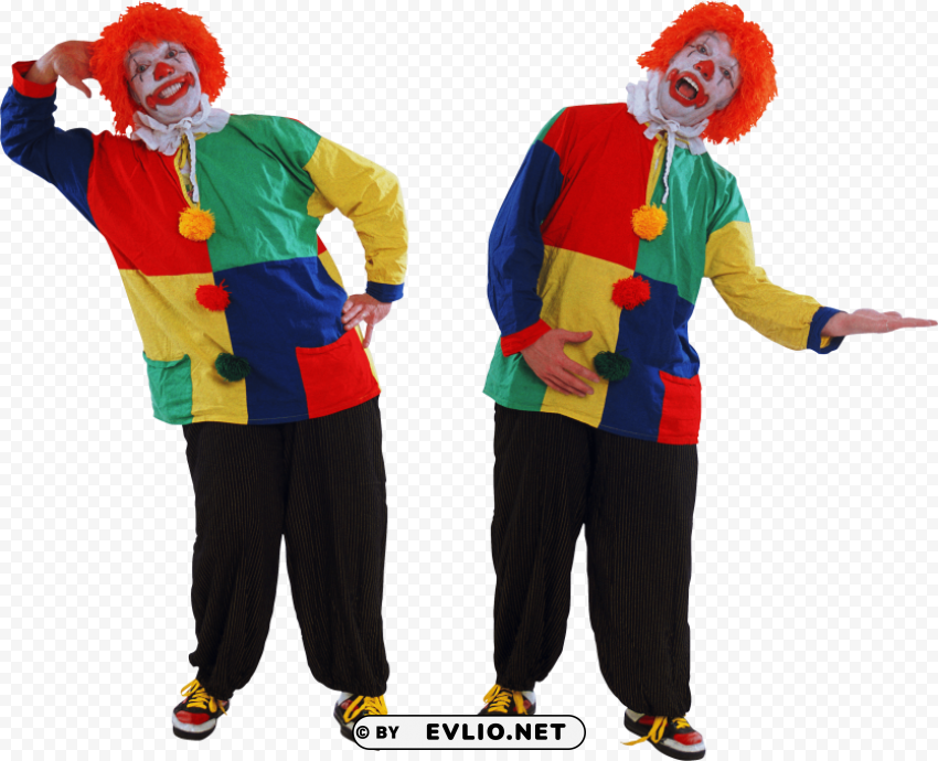 clown PNG images with high transparency