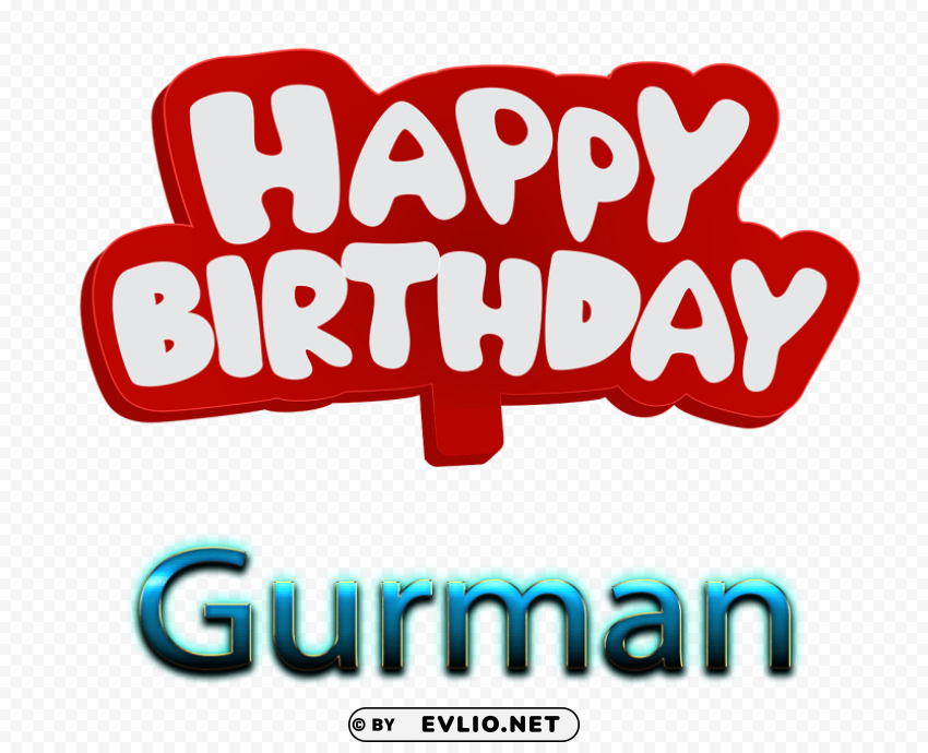 gurman happy birthday name Free download PNG images with alpha channel PNG image with no background - Image ID 5a4c8915