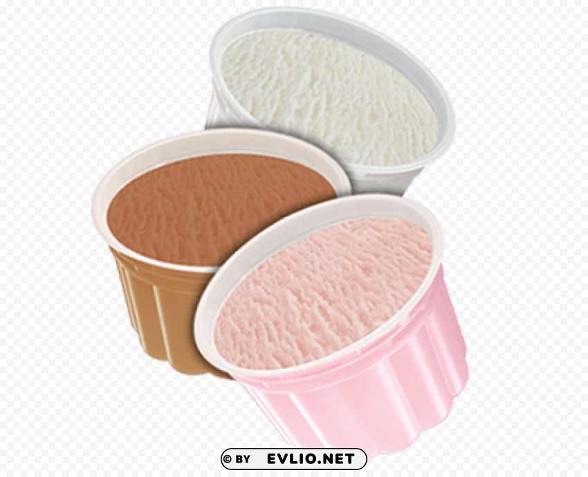 ice cream cup CleanCut Background Isolated PNG Graphic