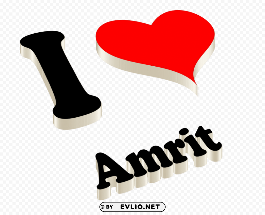 amrit happy birthday name logo PNG clear images