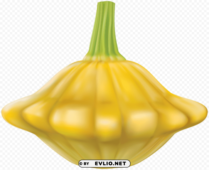 patty pan squash transparent Isolated Design Element in PNG Format