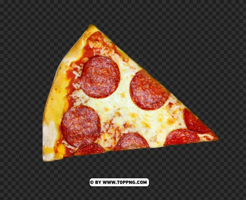 Tasty Pepperoni Pizza Slice HD PNG Image with Isolated Graphic Element