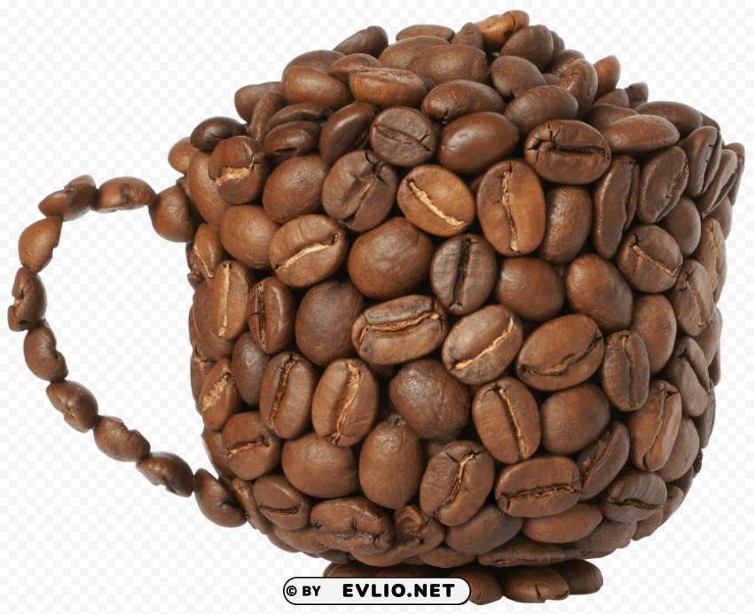 coffee beans Isolated Design Element on Transparent PNG