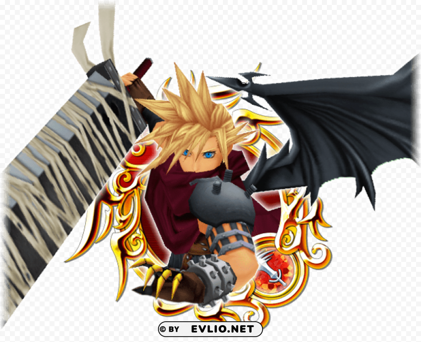 kh unchained x cloud Clean Background Isolated PNG Graphic