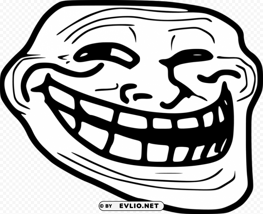 large troll face PNG files with clear background bulk download