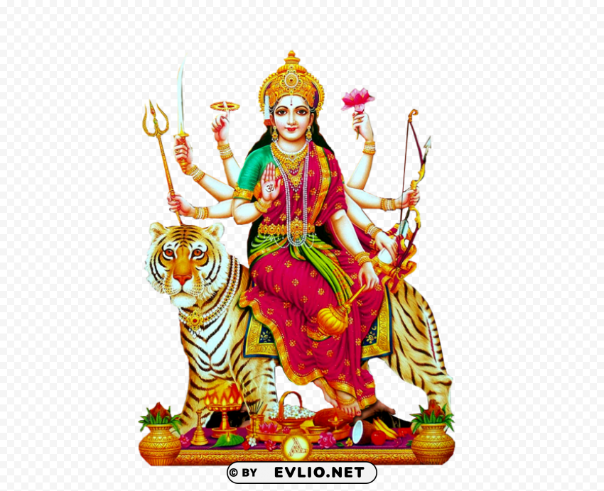 lord durga Clear PNG pictures free